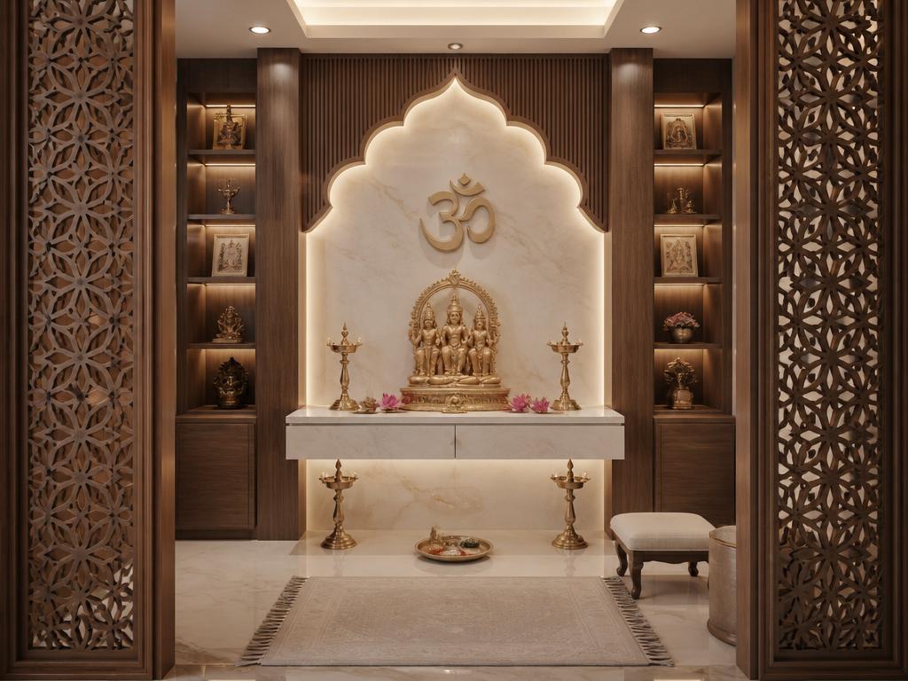 Elegant Pooja Room